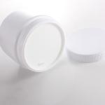 500ml Cylindrical HDPE Face Cream Jars For Tooth Protein Powder