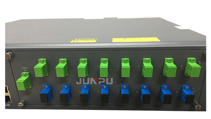 FTTH 1550 Optical Amplifier Edfa Gpon Edm 16 Port 2U Rack High Performance