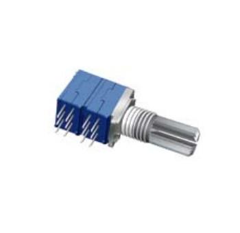 9mm rotary potentiometer with metal shaft,interphone potentiometer, carbon