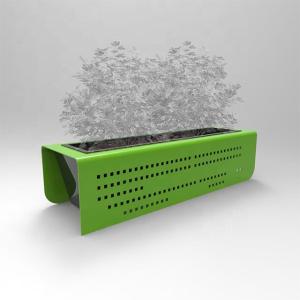 Quality Brushed stainless steel ISO14001 Garden Metal Flower Pots wholesale
