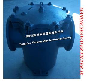 Quality Flanged cast iron high sea bottom door sea water filter - cast iron straight through sea water filter 5K-300 S-TYPE wholesale