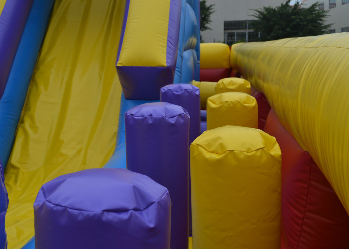 Customized Rocket inflatable Fun City Inflatables Bouncy House Slide Castle For Kids