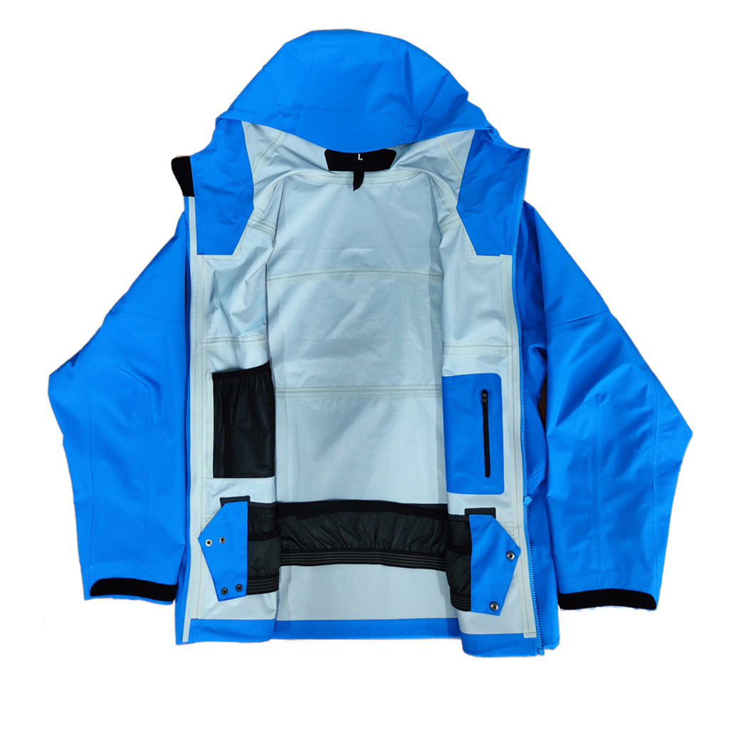 Waterproof Outer Wear Apparel Mountain Sports Hiking Jacket With Full Pockets