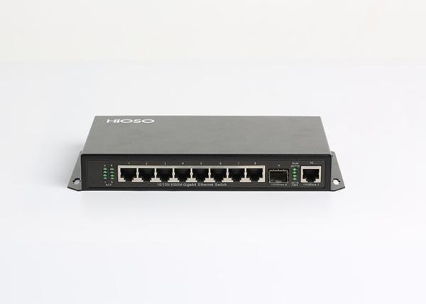 Cheap 1550nm 8GE 2 1000M SFP Managed Poe Switch Web SNMP Management for sale