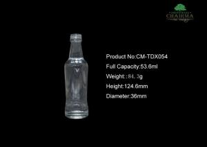 Quality 50ml Glass bottle for whisky vodka wholesale
