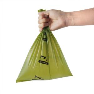 Quality 14cm Biodegradable Pet Waste Bags Biodegradable Dog Poop Bags EN13432 wholesale