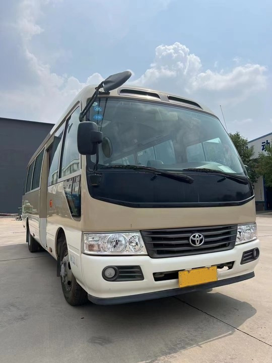 New Design Hot Sale Diesel Coaster Bus 30 Seaters Right Hand Toyo Ta Coaster Bus