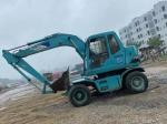 Kobelco Sk100 WD Used Wheel Excavator 0.28m3 Bucket capacity