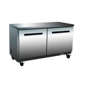Quality Commercial Double Door Undercounter Freezer Ventilated Cooling System wholesale