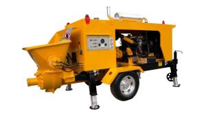 Quality HBT90 Diesel Stationary Portable Concrete Pump High Mobile Flexibility wholesale