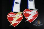 Heart Shape Die Casting Metal Award Custom Logo Medals Sublimated / Heat Tranfer