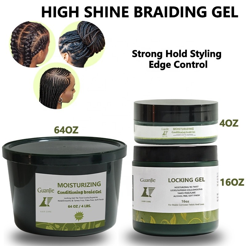 Braiding Gel Private Labeling Edge Control Private Label Hair Gel For Women Professional Twist And Lock Gel