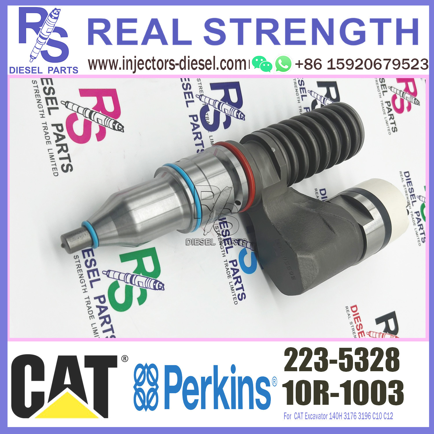 Common Rail Cat C10 Injectors 10R-1003 223-5328 For CAT Diesel Engine