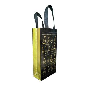 Quality Reusable Polypropylene Printed Wine Bags Eco Non Woven Wine Bags Anti Tear wholesale