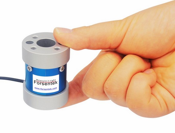 Miniature Reaction Torque Sensor With Through Hole