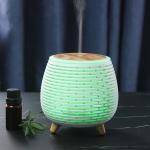 Ultrasonic 90ml DC5V 18ML/H Wood Grain Aroma Diffuser