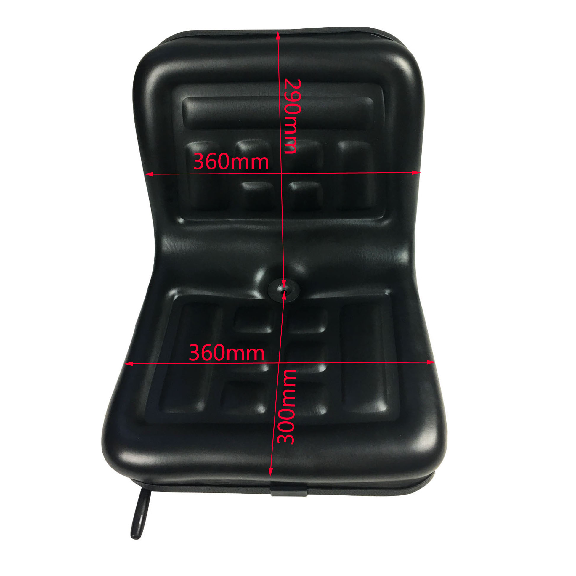 Forklift Truck Seats Universal High Back Forklift Driver Seat PVC Leather Driver Seat