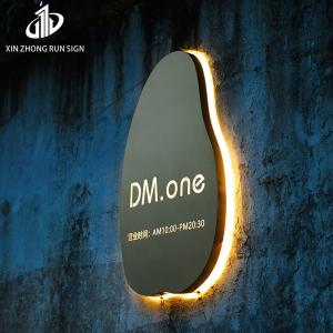 Quality Hot Selling Storefront Display High Quality Stainless Steel Hollow Out LED Light Box wholesale