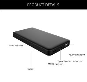Quality hot sale waterproof IP64 PD 18W cheap price 10000mAh powerbanks wholesale