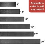 Standard Heavy Duty Black Powder Coating Metal Steel Countersink Desk Support