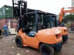 Lifting Height 4500mm Used Toyota 7FD50 5 Ton Forklift