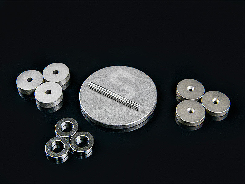 Antiwear SGS Circular Ring Rare Earth SmCo Permanent Magnet Rotor Motor