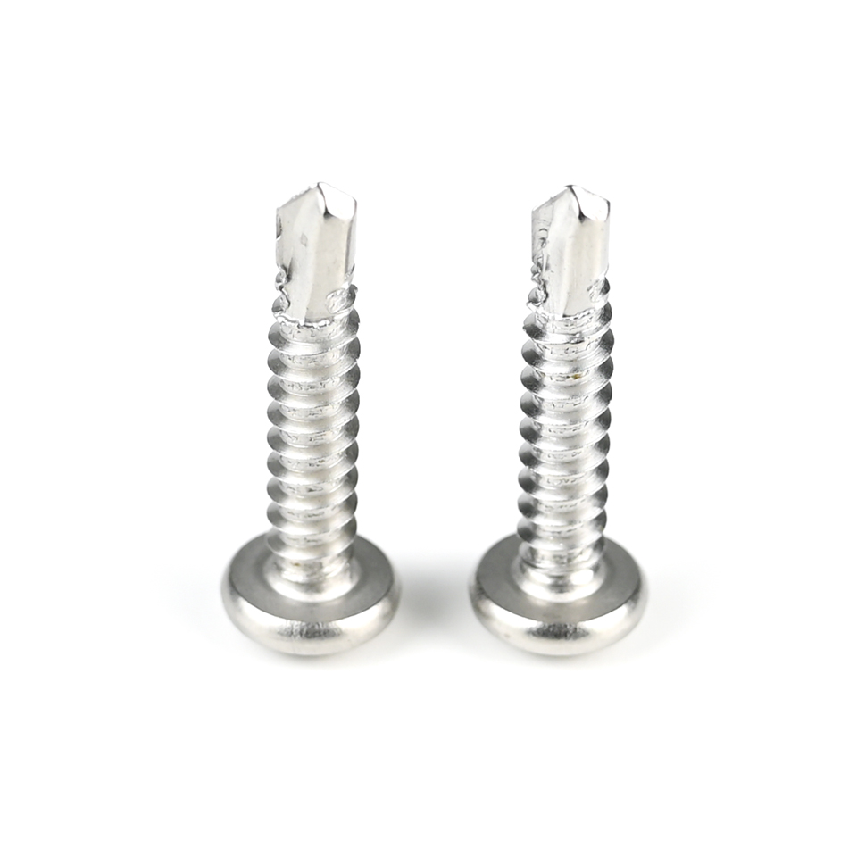 Ruspert Finish Stainless Steel Pan Head Hex Socket Self Drilling Screw Sus410 Parafuso Auto Brocante