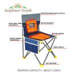 45cm Heated Folding Camp Chair Hunting And Fishing Camping 150kg