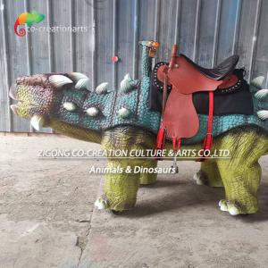 Quality Animatronic Walking Ankylosaurus Walking Dinosaurs Playground Equipment For Children wholesale
