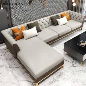 Quality 100 By 100 10 X 7 Tufted Living Room Sectional Sofa Couch Leather European wholesale