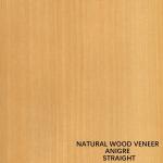 Decoration Natural Anigre Wood Veneer Quarter Cut Straight Grain Aningre For