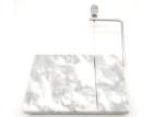 Anti Slip Round Feet 20x13cm 5" Marble Cheese Slicer
