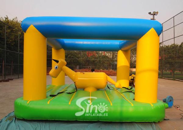 Commercial quality crazy horse children N adults inflatable bouncy castle for