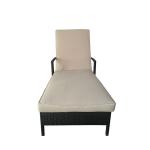Rattan Wicker Adjustable Recliner Lounge Chair Chaise Patio Backyard Poolside