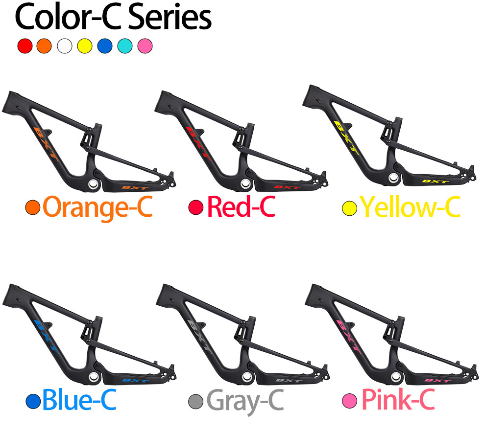 BSA Carbon Mountain Bike Frame Full Suspension Children Bicycles Frames