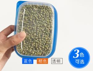Quality Plastic Dry Food Disposable Plastic Containers , Flip Top Cereal Keeper Container wholesale
