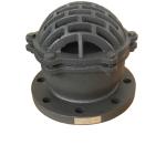 seal ring PTFE flanged cast iron foot valve