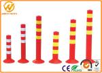 Flexible PVC Traffic Delineator Post for Station / Road Safe / Pavement 45cm