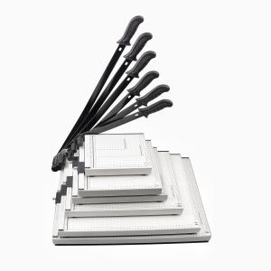 Quality Lightweight 1.55KG A4 Guillotine Paper Cutter 12 Inch Manual Trimmer In White wholesale