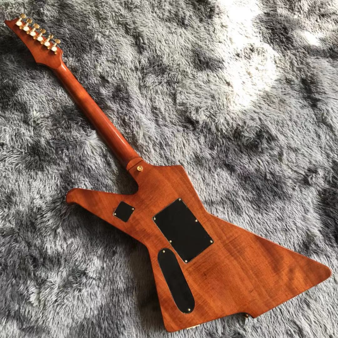 Custom High Gloss Black Destroyer Duplex Tremolo System Electric Guitar in Black or Sunburst