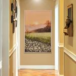 Colorful Thick Texture Country Field Landscape Painting Pure Hand-painted