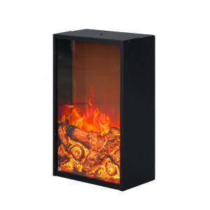 China Stylish Remote Controlled Electric Fireplace Heater With Adjustable Thermostat on sale