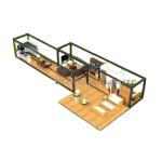 Galvanized Steel Square Tubes Customizable Prefabricated Container for Family