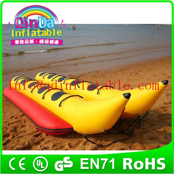 Inflatable banana boat for sale inflatable double tube banana boat inflatable