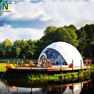Quality Diameter 6m Geodesic Dome Tent Glamping Prefab House For Rourist Accommodation wholesale