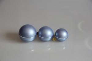 Quality Luxury Empty Acrylic Cosmetic Face Cream Jar Blue For Makeup BB Cream wholesale