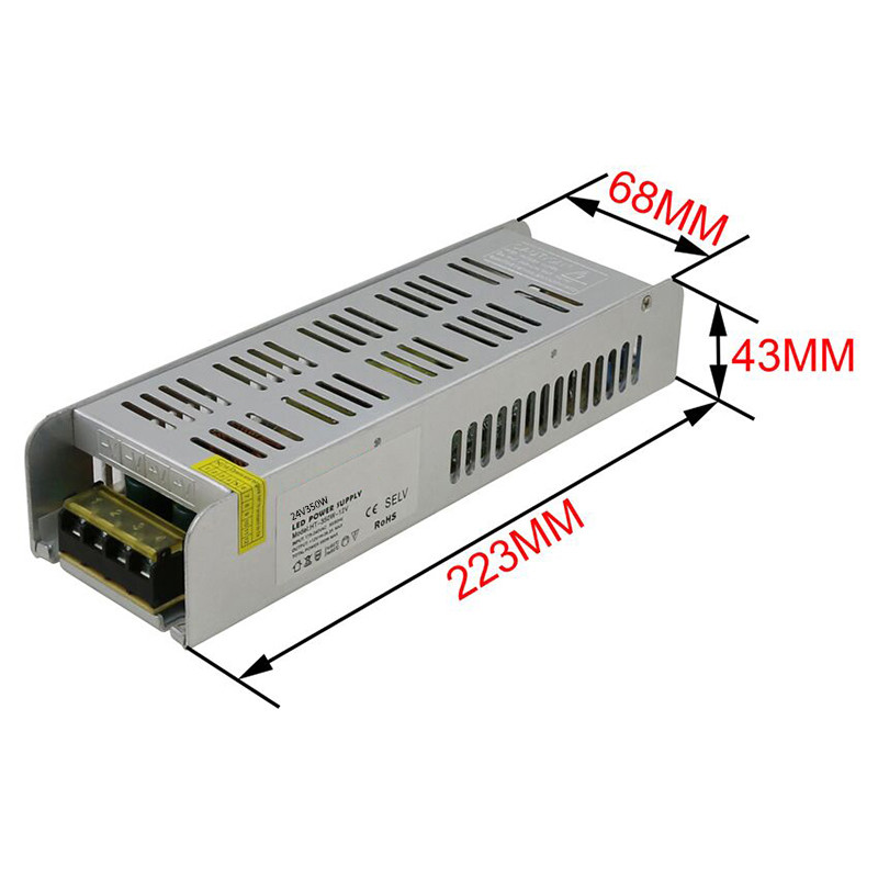 24 volt power supply 350w smps power supply Slim power supply IP20 LED transformer Adapter for strip Light