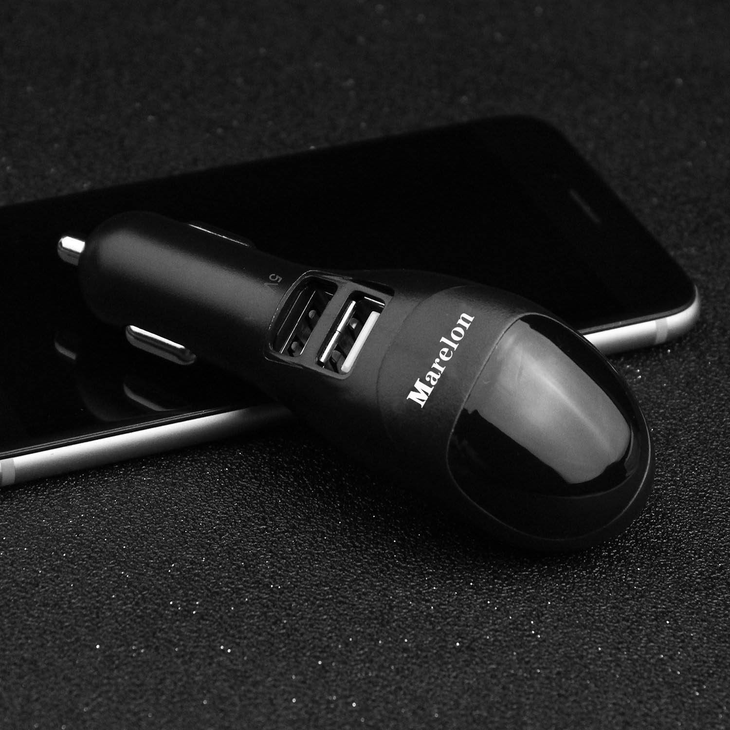 Intelligent LED USB Car Charger Air Freshener 103 Mm X 33 Mm X 32 Mm Size