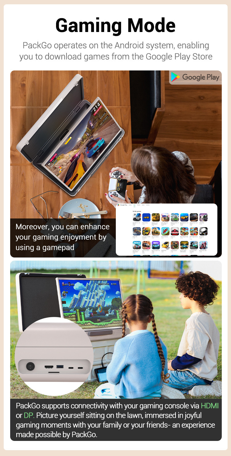 ELC Packgo Portable In Cell Touch Smart Tv Android 12 Smart Tv Briefcase