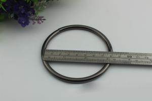 Quality India Market Hot Sales 6 MM Thickness Welded Wire Iron Metal Round Buckles With Polishing wholesale